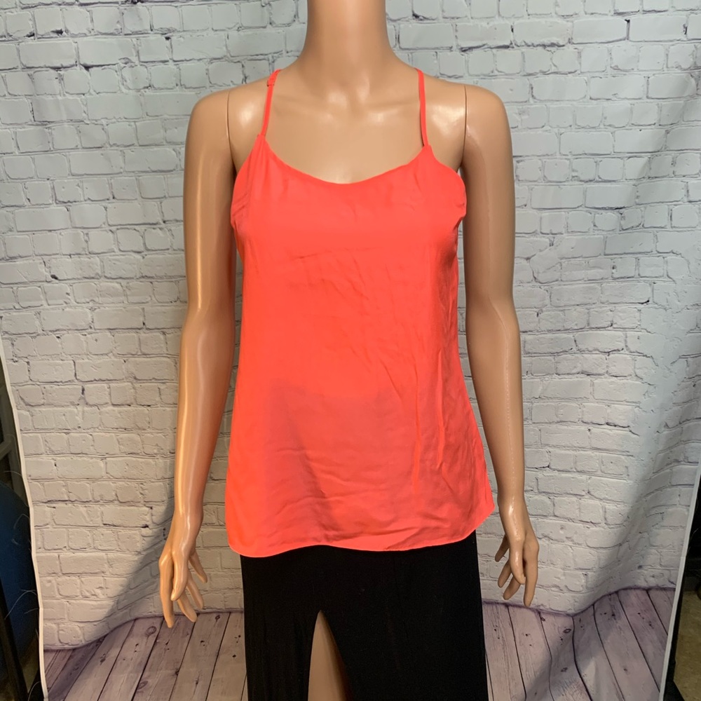 J Crew Coral tank Top size 0